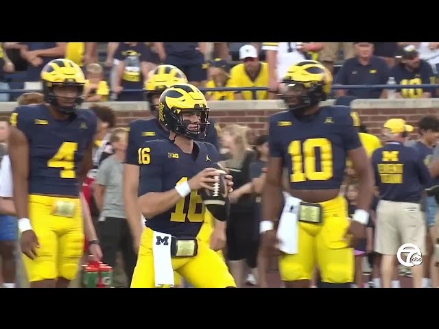 ⁣Davis Warren's battle with leukemia helped shape his battle to win Michigan's QB job