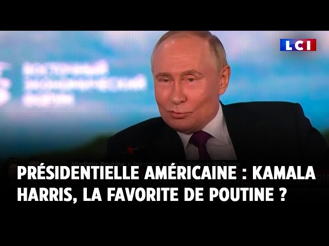 ⁣Présidentielle américaine : Kamala Harris, la favorite de Vladimir Poutine ?