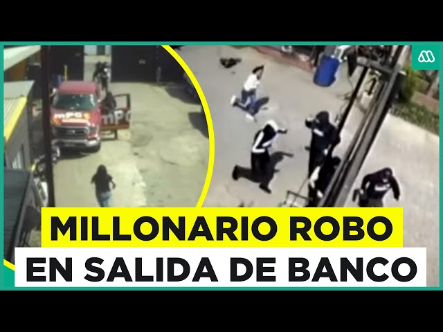 Millonario robo a la salida de un banco: Víctima fue "marcada" por delincuentes