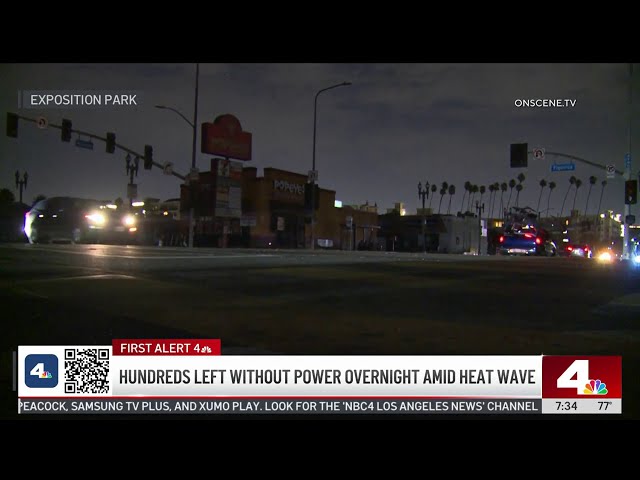 ⁣Power outage keeps thousands in the dark in LA County