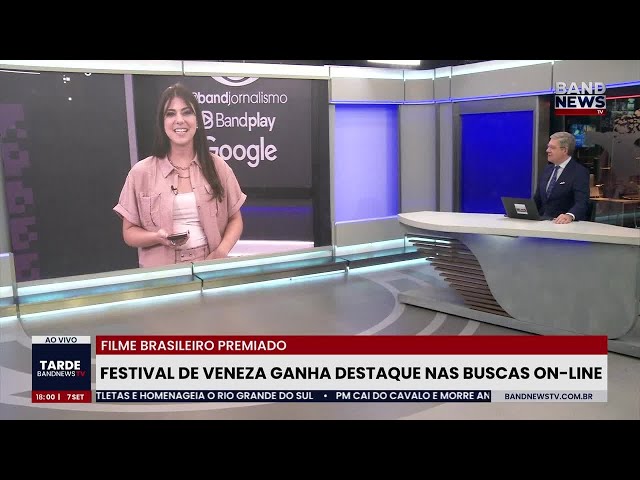 ⁣Festival de Veneza ganha destaque nas buscas com filme brasileiro premiado