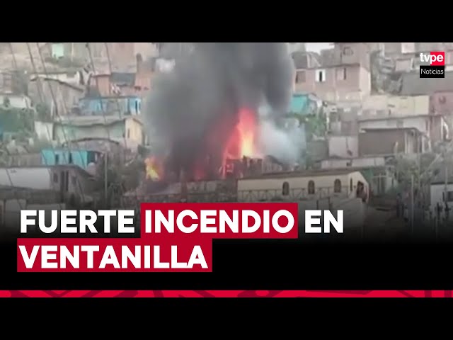 Ventanilla: reportan incendio de grandes proporciones en asentamiento humano