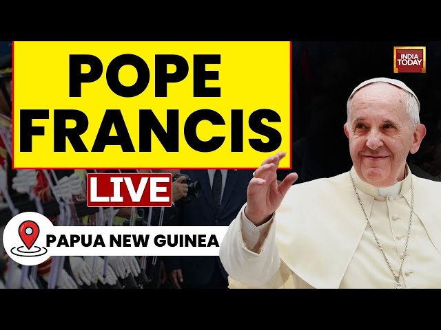 Pope Francis LIVE: Pope LIVE At Apostolic Nunciature | Papua New Guinea News LIVE | India Today LIVE