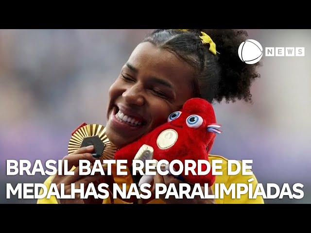 ⁣Brasil bate recorde de medalhas nas Paralimpíadas com 85 pódios