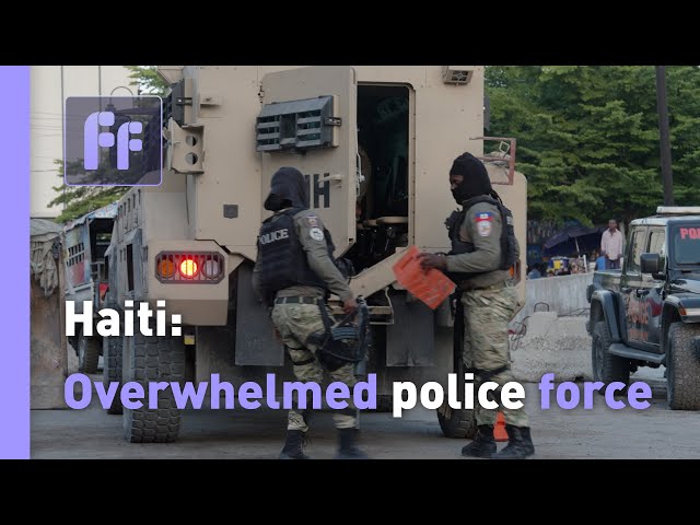 ⁣Haiti: How can an underfunded police force fight organized gangs?