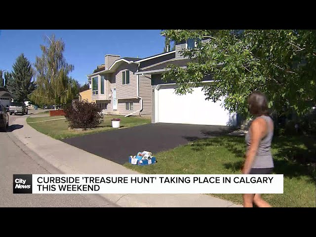 ⁣Curbside 'Treasure Hunt' taking place in Calgary