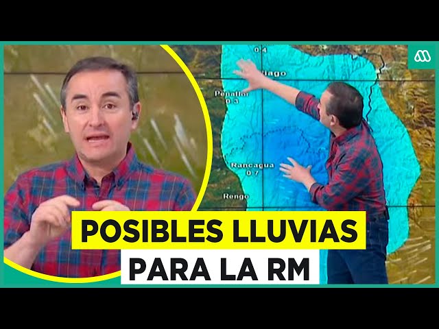 ⁣¡Ojo!: Podría llover la próxima semana en la Región Metropolitana