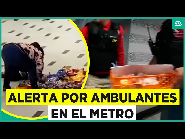 Alerta por ambulantes: El combate contra los comerciantes en el Metro