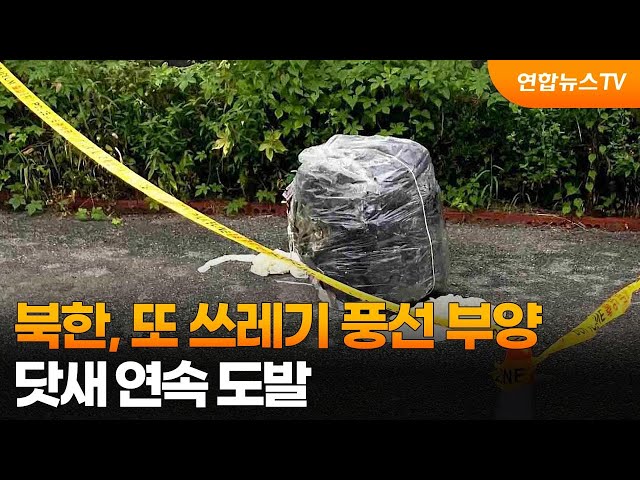 ⁣북한, 또 쓰레기 풍선 부양…닷새 연속 도발 / 연합뉴스TV (YonhapnewsTV)