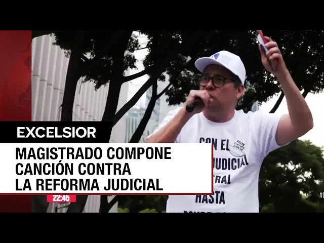 El Aczino del PJ: Magistrado rapea contra la reforma judicial