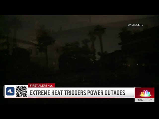 ⁣Extreme heat triggers power outages