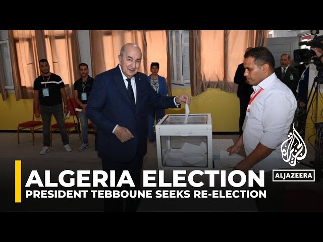 ⁣Low turnout marks Algeria presidential election as incumbent Tebboune poised for victory