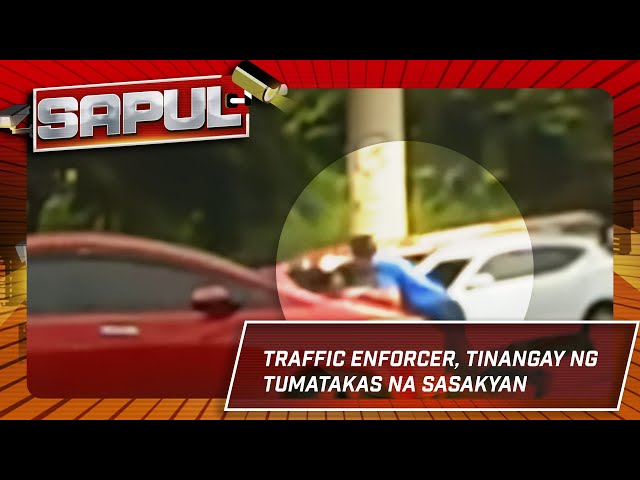 ⁣SAPUL: Traffic enforcer, tinangay ng tumatakas na sasakyan