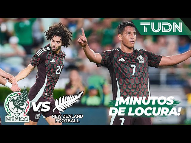 ⁣ ¡2 GOLES Y 1 FALLOTA en solo 6 minutos! |México 3-0 Nueva Zelanda |Amistoso Internacional | TUDN