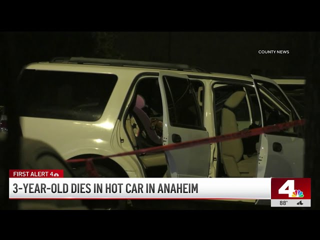 ⁣3-year-old girl dies in hot car in Anaheim