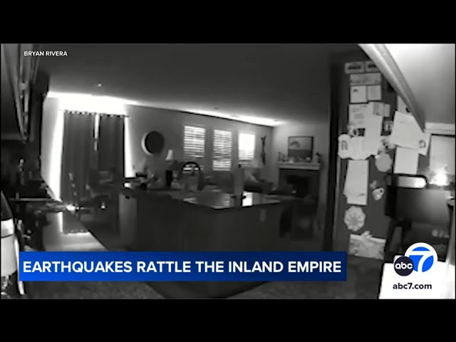 ⁣Earthquake swarm rattles the Inland Empire