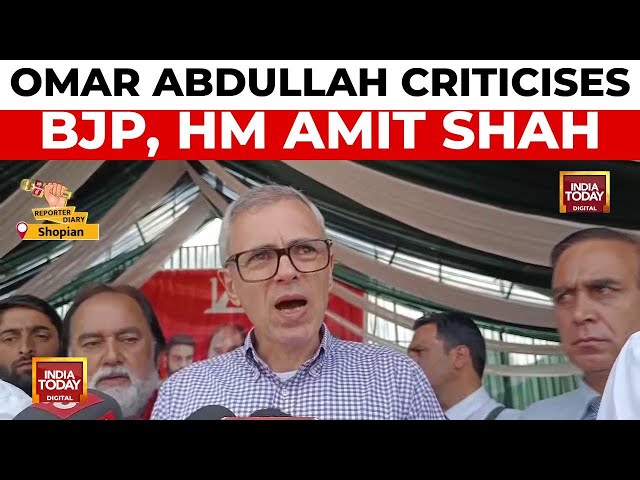 ⁣Omar Abdullah Attacks BJP Ahead Of Jammu & Kashmir Assembly Elections | India Today