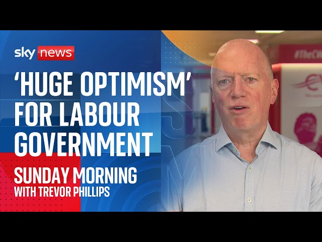 ⁣'Huge optimism' for Labour government, says TUC