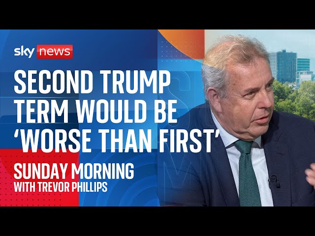 ⁣Former UK ambassador Lord Darroch fears Donald Trump victory