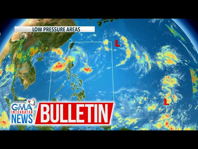 ⁣2 LPA sa labas ng PAR ang binabantayan ng PAGASA | GMA Integrated News Bulletin