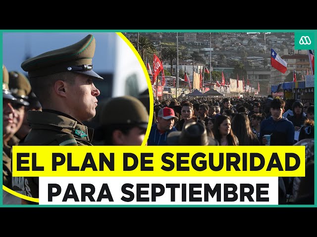 ⁣Septiembre cargado de eventos masivos: El plan de seguridad para mes de fiestas patrias