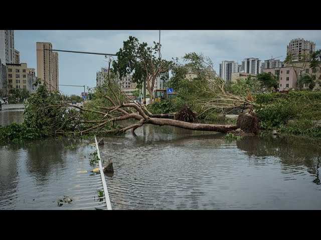 ⁣Live: Hainan authorities hold press conference on Super Typhoon Yagi