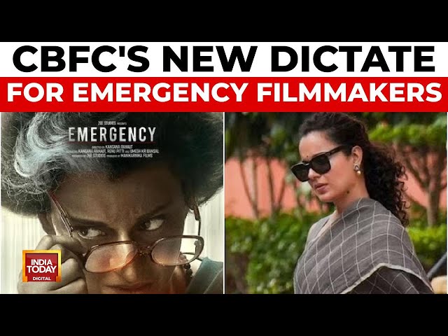 ⁣Emergency Filmmakers Asked to Cut Scenes, CBFC Demands Disclaimers | India Today