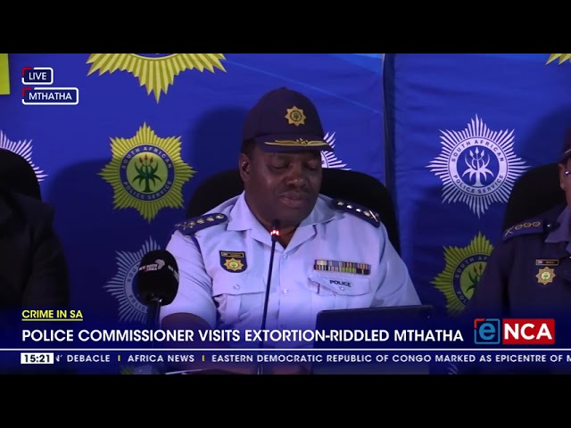 ⁣Police commissioner visits extortion riddled Mthatha