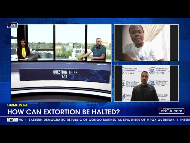 ⁣Crime in SA | How can extortion be halted?