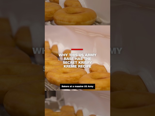 ⁣Why this US Army base has the secret Krispy Kreme recipe