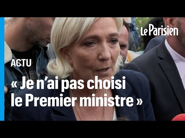 ⁣Marine Le Pen : « Je ne suis pas DRH d'Emmanuel Macron »