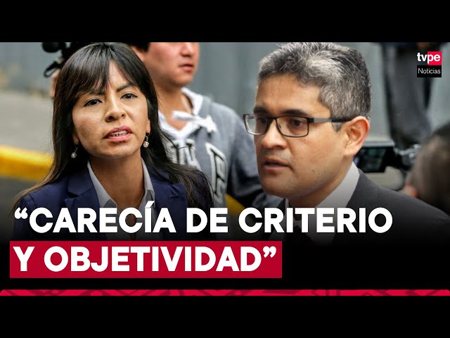 Abogada de Keiko Fujimori de acuerdo con la exclusión del fiscal José Domingo Pérez de investigación