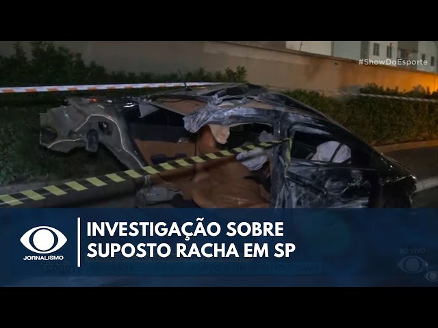 ⁣Racha pode ter causado acidente de carro que deixou morto na Grande SP