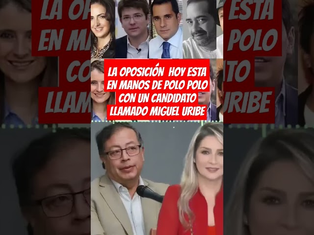 ⁣LA OPOSICIÓN  HOY ESTA EN MANOS DE POLO POLO CON UN CANDIDATO LLAMADO MIGUEL URIBE JAJAJA