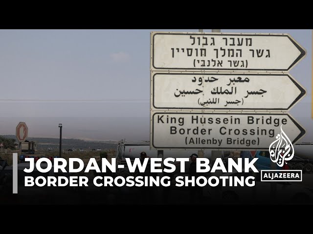 ⁣Gunman kills three guards at West Bank crossing with Jordan: Israeli army