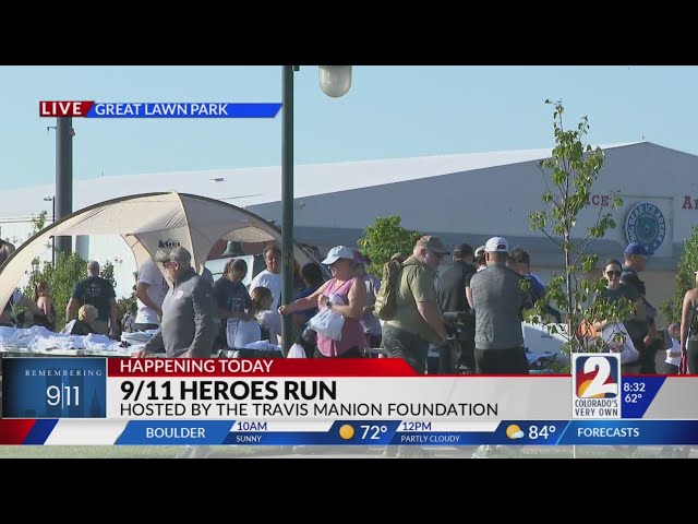 ⁣Denver runners gather for 9/11 Heroes Run