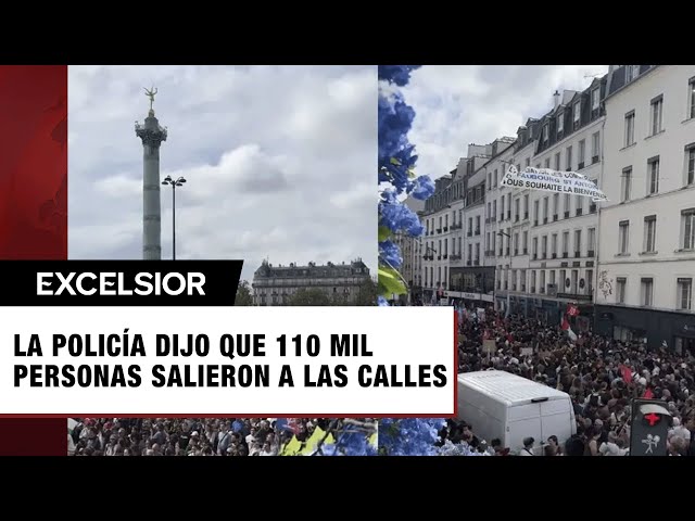 ⁣100 mil manifestantes protestan en Francia contra el nuevo primer ministro