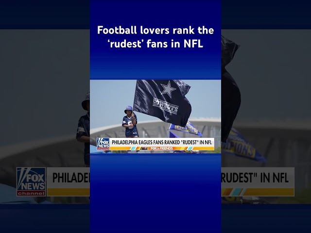 ⁣Fans reveal which NFL team has the ‘rudest’ fans #shorts