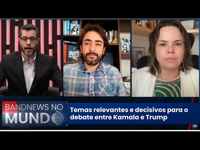 Quais serão os temas relevantes e decisivos para o debate entre Kamala e Trump? | BandNews no Mundo