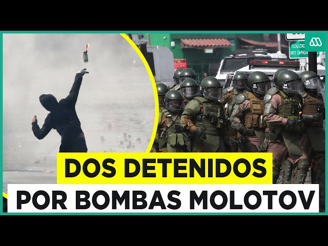 ⁣Romería dejó 25 detenidos: Dos de ellos portaban bombas molotov