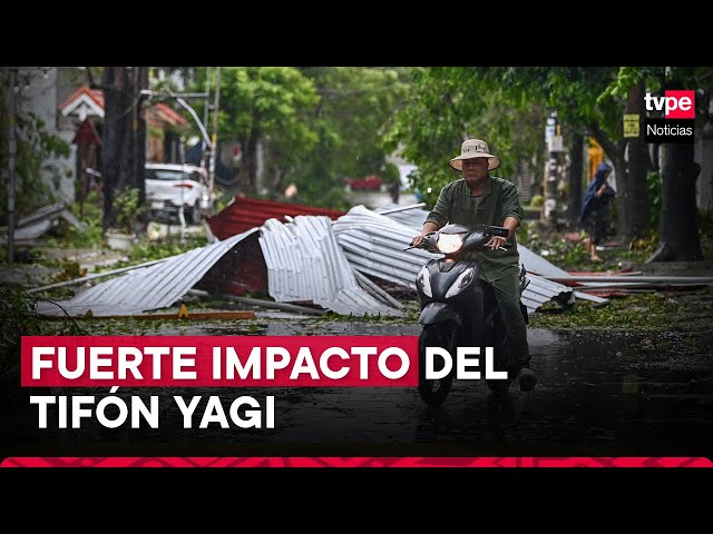 ⁣El tifón Yagi se debilita tras dejar casi 50 muertos en Vietnam, China y Filipinas