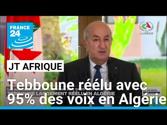 ⁣Présidentielle en Algérie : Abdelmadjid Tebboune réélu avec près de 95% des voix • FRANCE 24