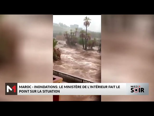 ⁣Maroc - inondations : les travaux en cours pour le rétablissement du réseau routier