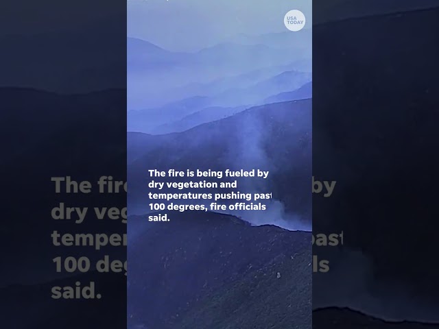 ⁣Highland's Line Fire explodes past 17k acres, emergency declared #Shorts