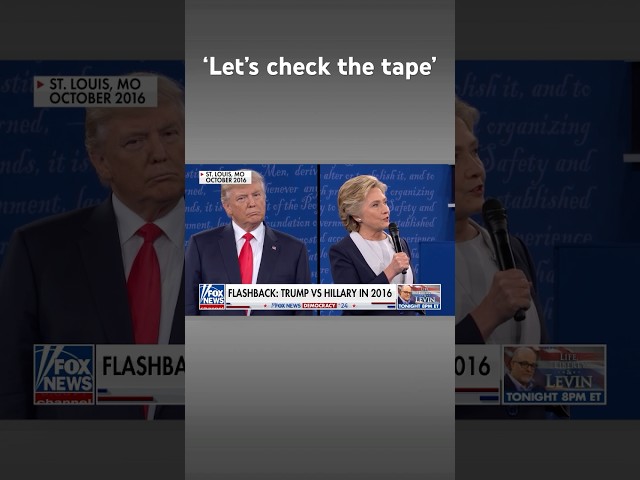 ⁣Watch Trump take on Clinton in 2016 debate flashback as she now advises Harris #shorts