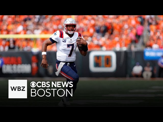 ⁣Jacoby Brissett explains why he cried three times before Patriots' Week 1 win over Bengals