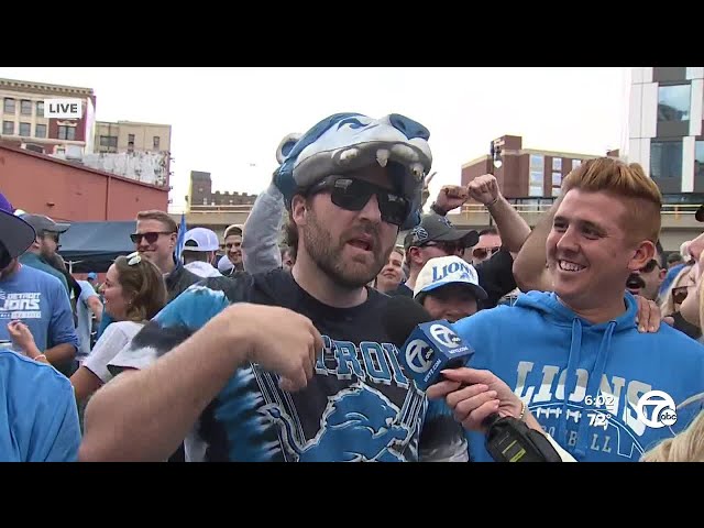 ⁣Detroit Lions fans are ready for the season opener