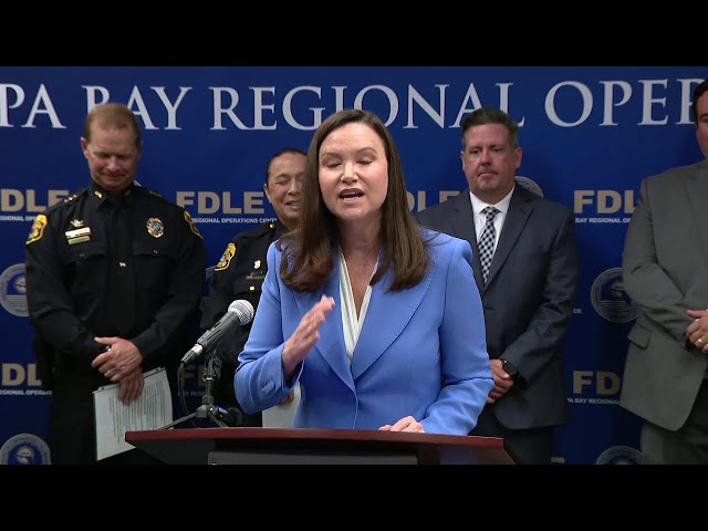 ⁣Bay Area police, FDLE announcing results of joint SAFE operations