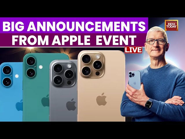 ⁣Apple Event: September 9, Tim Cook Gives Insights & IPhone 16 Reveal | India Today