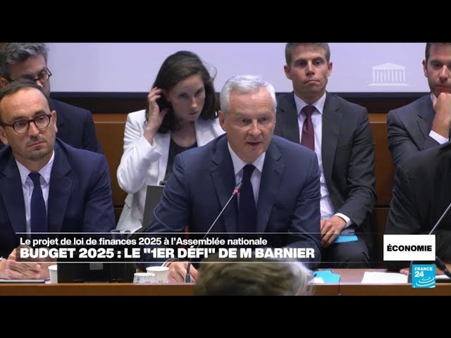 ⁣Le premier des défis de Michel Barnier : le projet de loi de finances 2025 • FRANCE 24